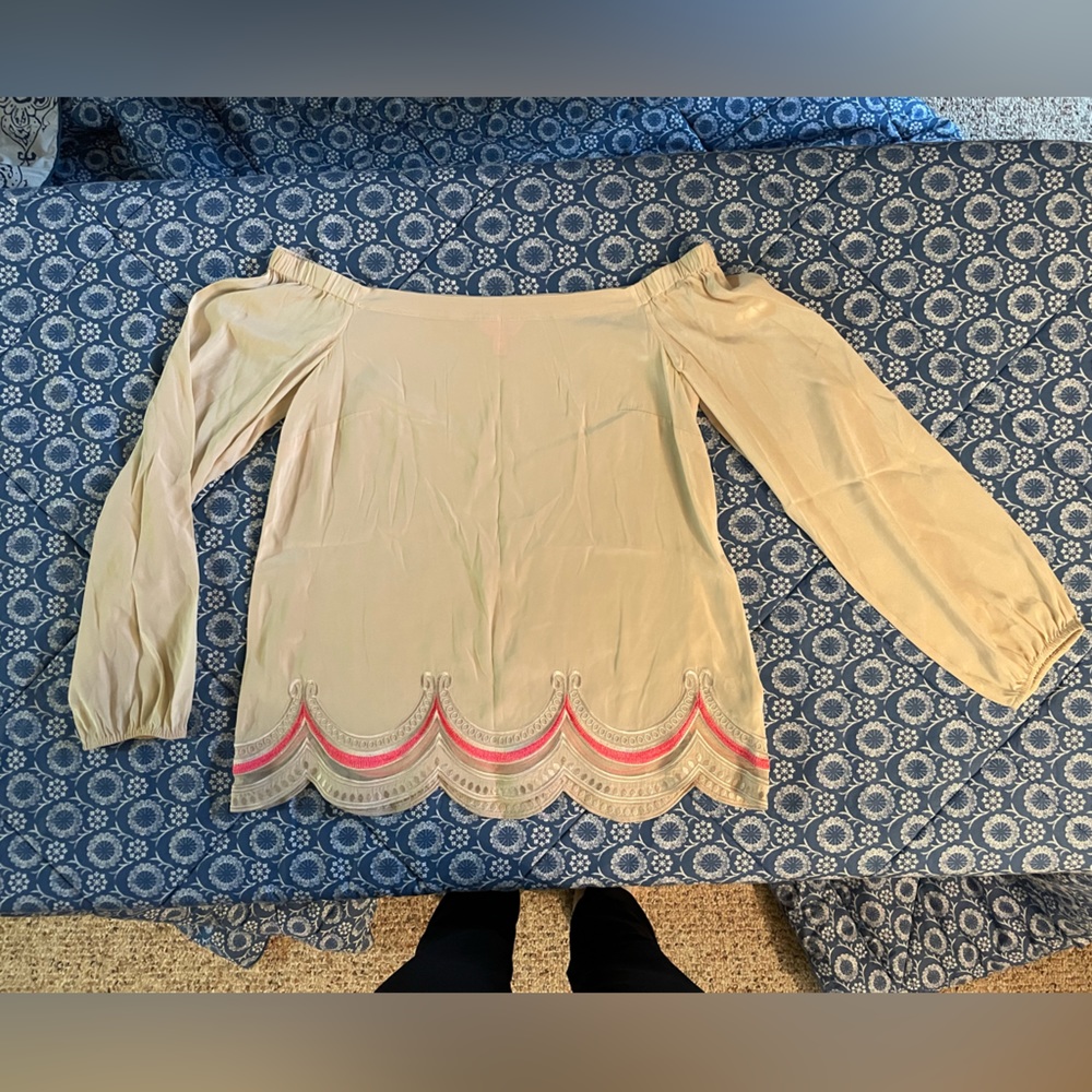 Lilly Pulitzer Off the Shoulder Blouse
